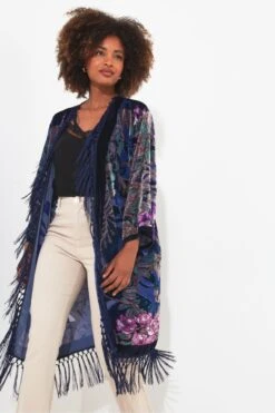 Joe Browns Handbestickter Jugendstil-Kimono