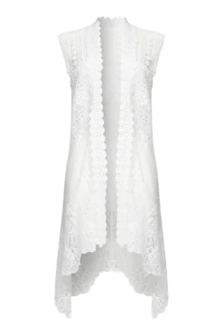 Joe Browns Asymmetrischer, ärmelloser Spitzen-Kimono -Angebote Stil Welt Store B02142s5 scaled