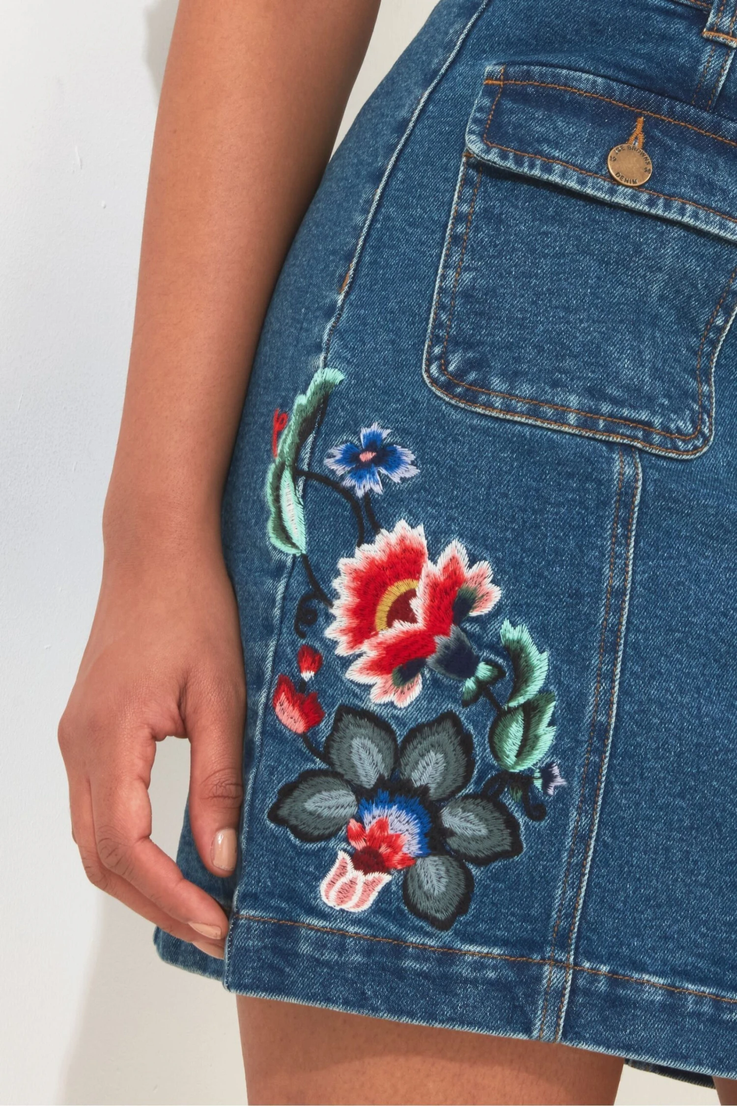 Joe Browns Denim-Minirock In A-Linie 4 Joe Browns Denim-Minirock In A-Linie – Bild 4