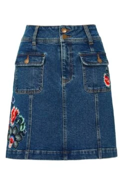 Joe Browns Denim-Minirock In A-Linie 9 Joe Browns Denim-Minirock In A-Linie -Angebote Stil Welt Store B06327s5