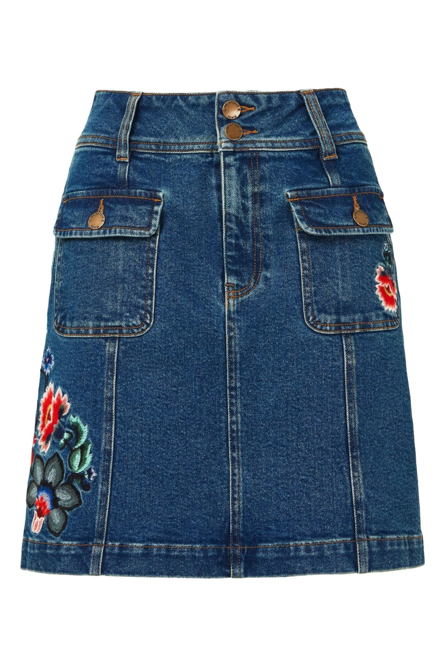 Joe Browns Denim-Minirock In A-Linie 5 Joe Browns Denim-Minirock In A-Linie – Bild 5