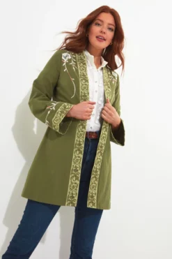 Joe Browns Metallic Floral Embroidered Edge To Edge Kimono -Angebote Stil Welt Store B17106s5 scaled