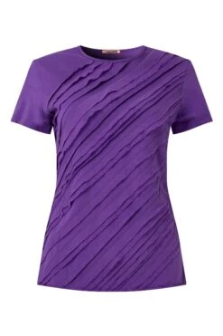 Joe Browns Raw Edge Panelled Short Sleeve Top -Angebote Stil Welt Store B27706s5