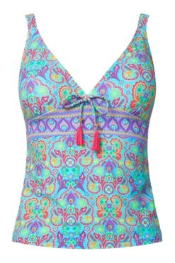 Joe Browns Tankini-Top Mit Leuchtemdem Kachelmuster -Angebote Stil Welt Store B28539s4