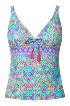 Joe Browns Tankini-Top Mit Leuchtemdem Kachelmuster -Angebote Stil Welt Store B28539s4 scaled