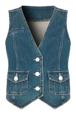 Joe Browns Denim-Weste Im Used-Look -Angebote Stil Welt Store B40395s5