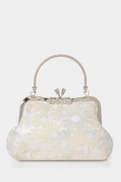 Joe Browns Jacquard-Clutch Mit Metallrahmen