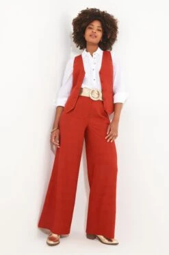 Joe Browns Lyla Weste Aus Leinenmischung -Angebote Stil Welt Store B43814s6