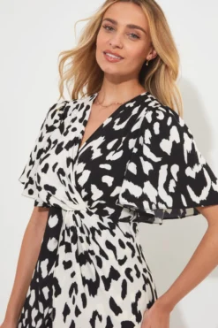 Joe Browns Seidiges Midi-Wickelkleid Mit Animalprint -Angebote Stil Welt Store B47352s5 scaled