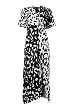 Joe Browns Seidiges Midi-Wickelkleid Mit Animalprint -Angebote Stil Welt Store B47352s6
