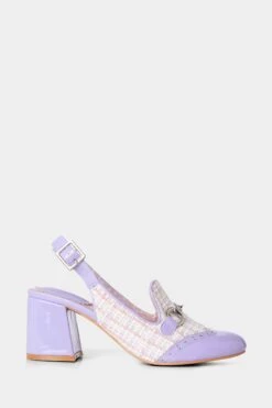 Joe Browns Horsebit-Slingbacks Mit Tweed-Design