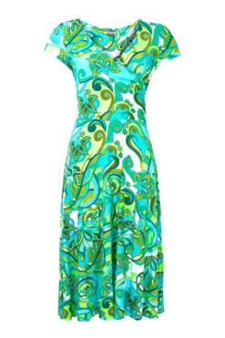 Joe Browns Swirl Print Knee-Length Jersey Wrap Dress -Angebote Stil Welt Store B53063s4 scaled