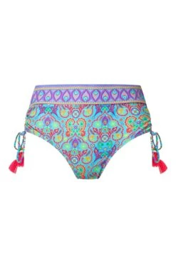 Joe Browns Leuchtendes Bikinihöschen Mit Kacheldruckmuster Und Hoher Taille -Angebote Stil Welt Store B53554s5