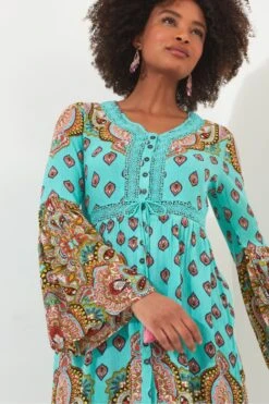 Joe Browns Bluse Mit Bordüre Und Troddel-Bindeband