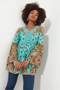 Joe Browns Bluse Mit Bordüre Und Troddel-Bindeband 8 Joe Browns Bluse Mit Bordüre Und Troddel-Bindeband -Angebote Stil Welt Store B56506s4