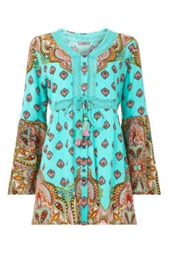 Joe Browns Bluse Mit Bordüre Und Troddel-Bindeband 9 Joe Browns Bluse Mit Bordüre Und Troddel-Bindeband -Angebote Stil Welt Store B56506s5