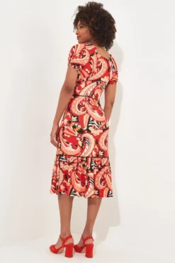 Joe Browns 70's Maxikleid Mit Spiralprint -Angebote Stil Welt Store B58066s3 scaled