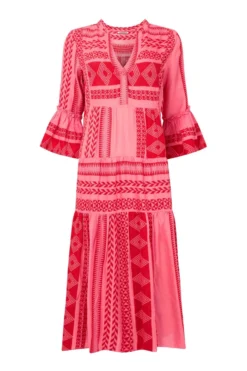 Joe Browns Oversized Boho Style Textured Long Sleeve Midi Dress -Angebote Stil Welt Store B60673s5 scaled