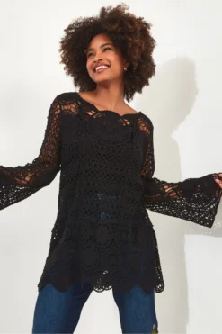 Joe Browns Häkel-Strandtunika Im Boho-Stil