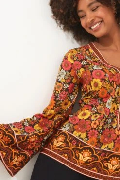 Joe Browns Bluse Mit Blumenmuster Und Ausgestellten Ärmeln 10 Joe Browns Bluse Mit Blumenmuster Und Ausgestellten Ärmeln -Angebote Stil Welt Store B61499s5