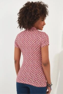 Joe Browns Top Mit Geometrischem Muster Und Knotendetail -Angebote Stil Welt Store B68016s3