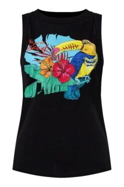 Joe Browns Tropical Graphic Print Scoop Neck Vest -Angebote Stil Welt Store B79002s5