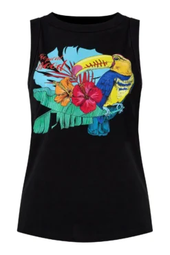 Joe Browns Tropical Graphic Print Scoop Neck Vest -Angebote Stil Welt Store B79002s5 scaled