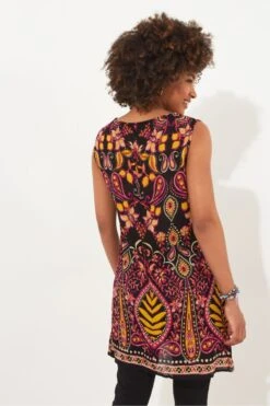 Joe Browns Ärmellose Boho-Tunika Mit Kontrastprint -Angebote Stil Welt Store B87520s3
