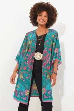 Joe Browns Kimono Mit Ausgestellten Ärmeln Und Auffälligem Print