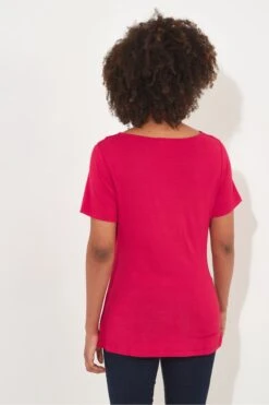 Joe Browns Jersey-Top Mit Drapiertem Ausschnitt -Angebote Stil Welt Store B94459s3