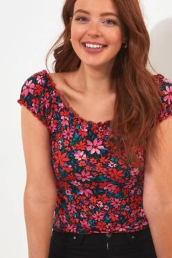 Joe Browns Slim Fit Boho Ditsy Print Top -Angebote Stil Welt Store B98219s4