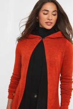 Joe Browns Lange Wickelstrickjacke Mit Kapuze -Angebote Stil Welt Store K16467s3