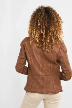 Joe Browns Bikerjacke Aus Leder Mit Reissverschluss -Angebote Stil Welt Store K16535s3 scaled