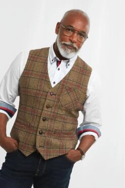 Joe Browns Karierte Tweed-Weste