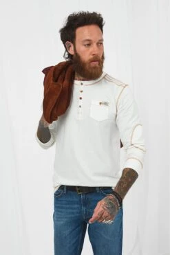 Joe Browns Classic Langärmeliges Henley-Top