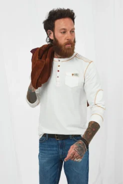 Joe Browns Classic Langärmeliges Henley-Top