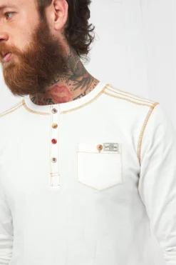 Joe Browns Classic Langärmeliges Henley-Top -Angebote Stil Welt Store K18487s5 scaled