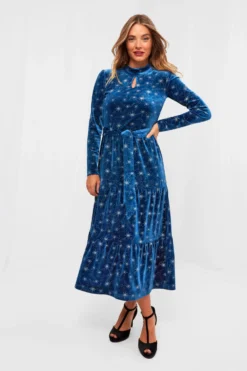 Joe Browns Written In The Stars Kleid Aus Velours