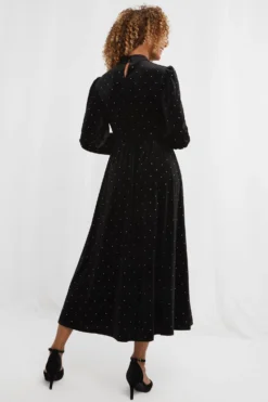 Joe Browns Starstruck Velours-Kleid -Angebote Stil Welt Store K31949s3 scaled