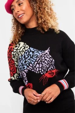 Joe Browns Intriguing Pullover Mit Animalprint -Angebote Stil Welt Store K41654s4 scaled