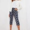 Joe Browns Cropped-Hose Punkten Und Gänseblümchenprint