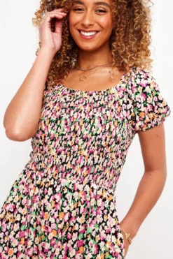 Joe Browns Ellie Gesmoktes Jersey-Kleid -Angebote Stil Welt Store K48194s4 scaled