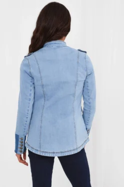 Joe Browns Marta Denim-Jacke Im Military-Stil -Angebote Stil Welt Store K58551s3 scaled