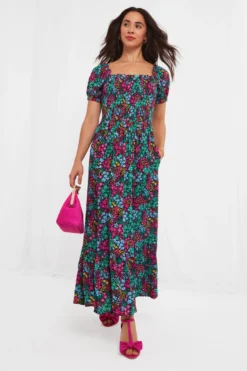 Joe Browns Serena Gesmoktes Boho-Kleid -Angebote Stil Welt Store K58554s3 scaled