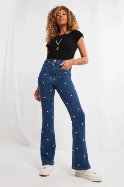 Joe Browns Jeans Mit Gänseblümchen Und Taschendetails