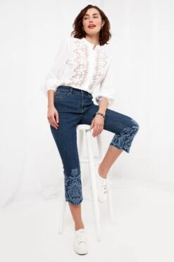 Joe Browns Carla Cropped-Jeans Mit Zierausschnitten