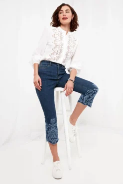 Joe Browns Carla Cropped-Jeans Mit Zierausschnitten