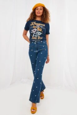 Joe Browns Delightful Bedrucktes T-Shirt -Angebote Stil Welt Store K58582s3