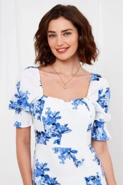 Joe Browns Clarissa Geblümtes Kleid Aus Leinenmischung -Angebote Stil Welt Store K58593s3