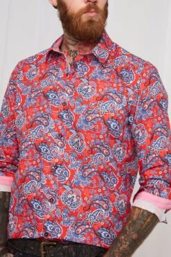 Joe Browns Perfect Hemd Mit Paisley-Muster -Angebote Stil Welt Store K59464s5